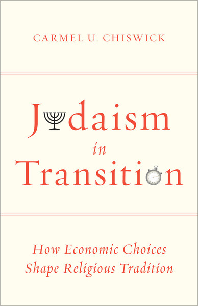 Cover of Judaism in Transition by Carmel U. Chiswick