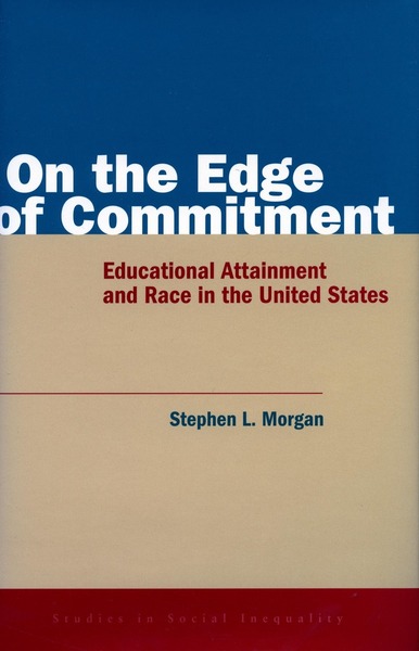 Cover of On the Edge of Commitment by Stephen L. Morgan