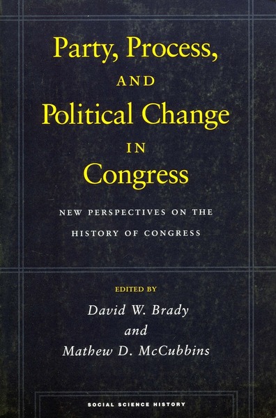 Cover of Party, Process, and Political Change in Congress, Volume 1 by Edited by David W. Brady

and Mathew D. McCubbins