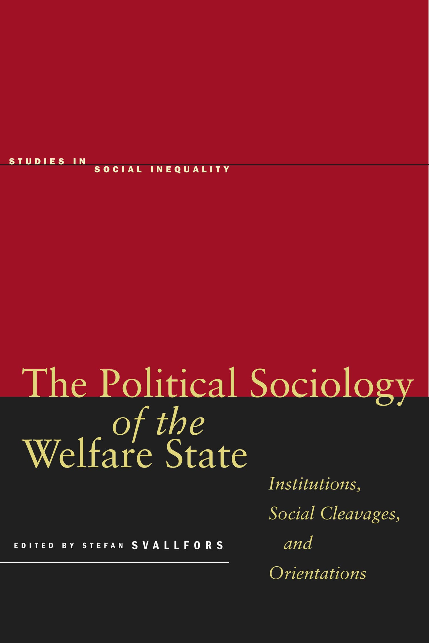 'The Political Sociology of the Welfare State' Book Cover