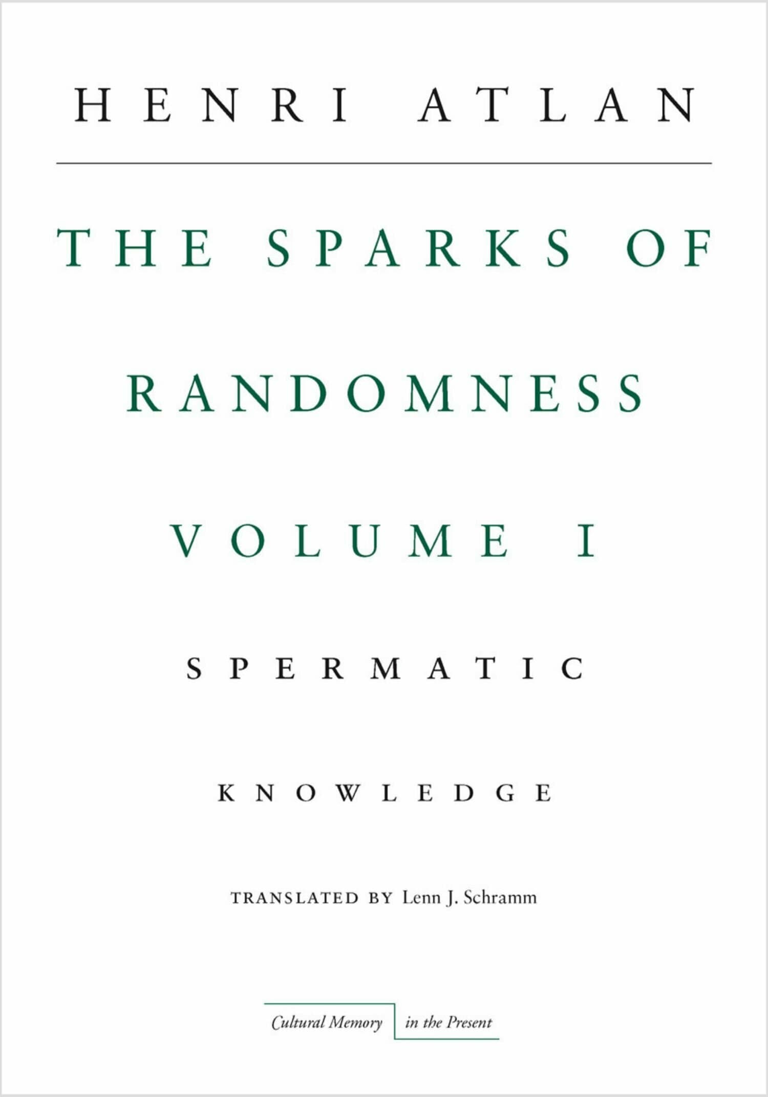 'The Sparks of Randomness, Volume 1' Book Cover