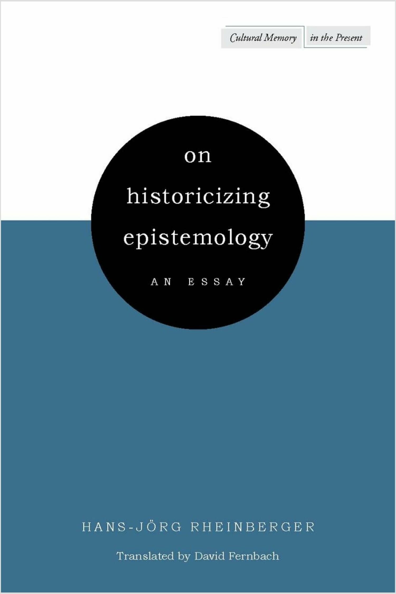 'On Historicizing Epistemology' Book Cover