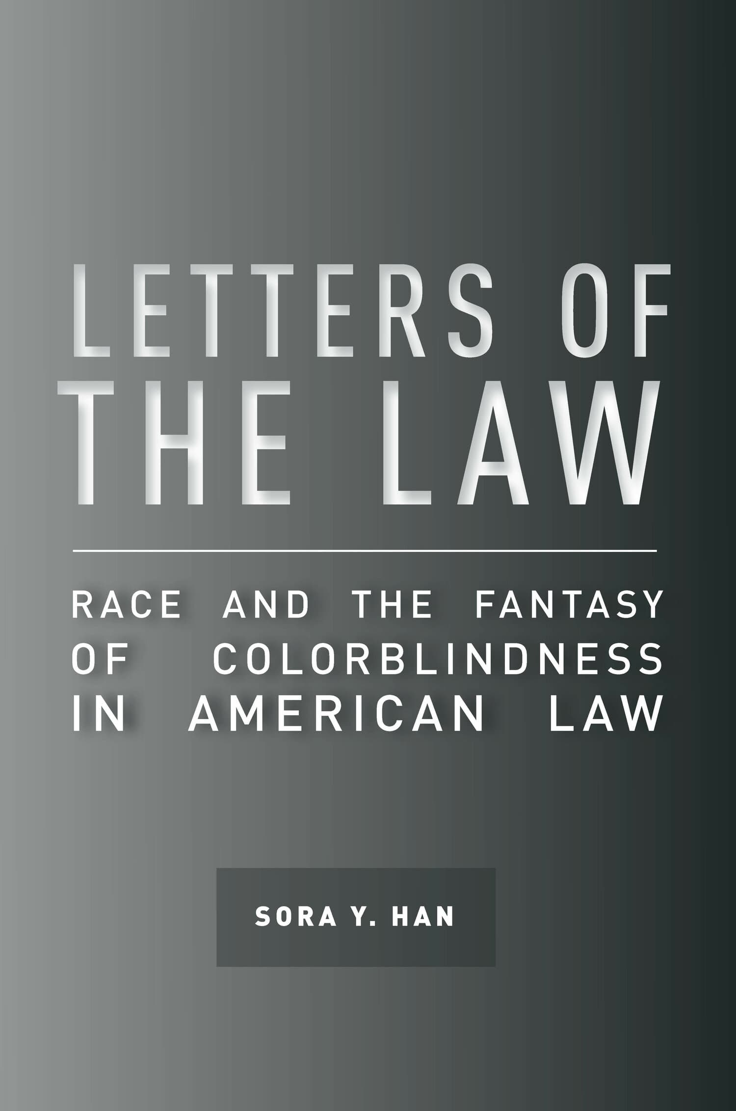 'Letters of the Law' Book Cover