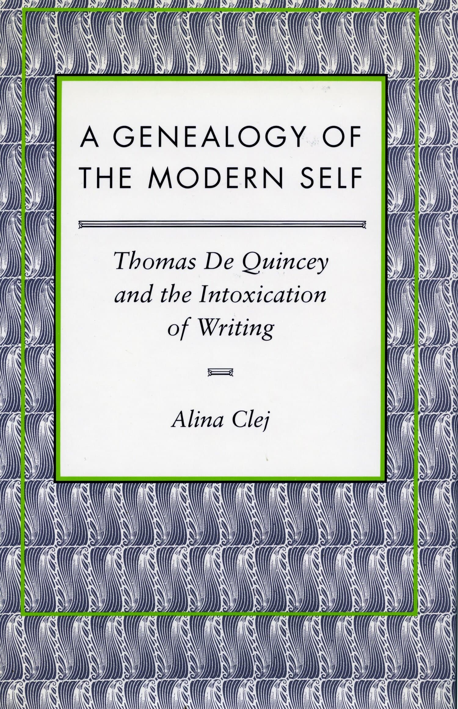 'A Genealogy of the Modern Self' Book Cover