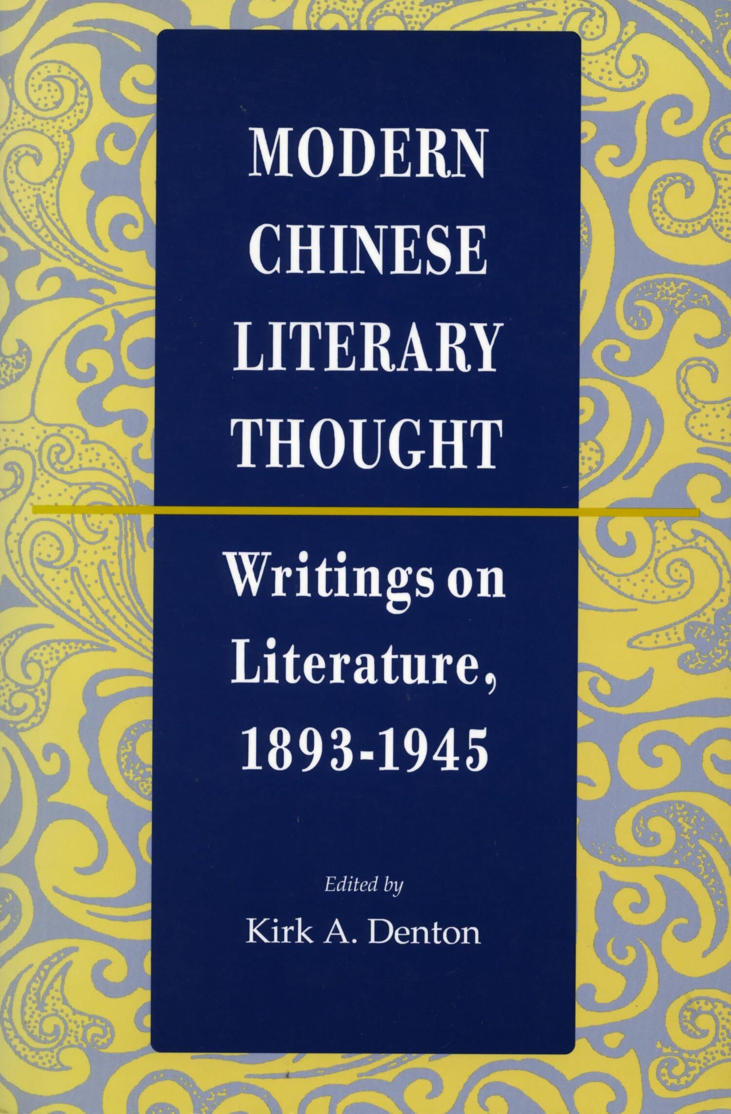 'Modern Chinese Literary Thought' Book Cover