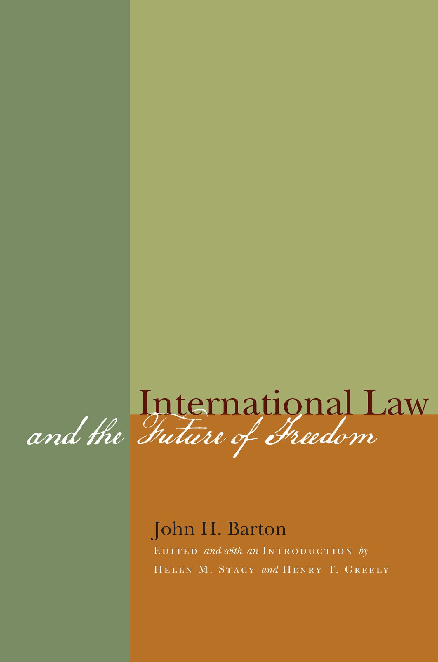 'International Law and the Future of Freedom' Book Cover