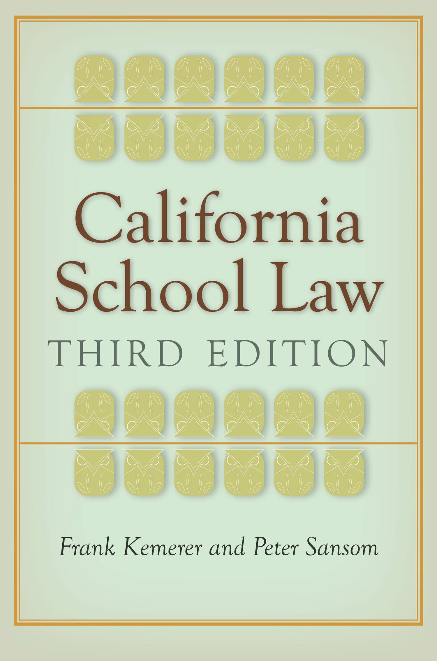 'California School Law' Book Cover