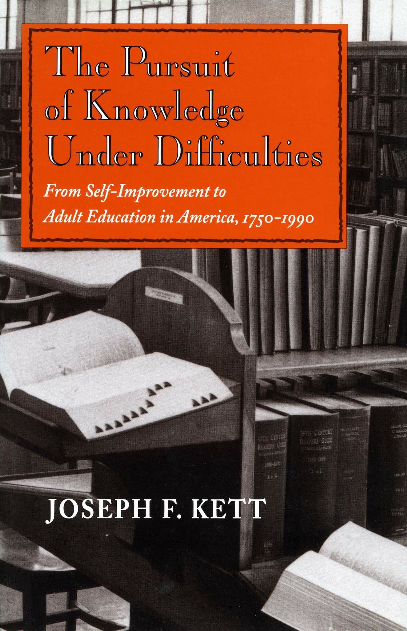 'The Pursuit of Knowledge Under Difficulties' Book Cover