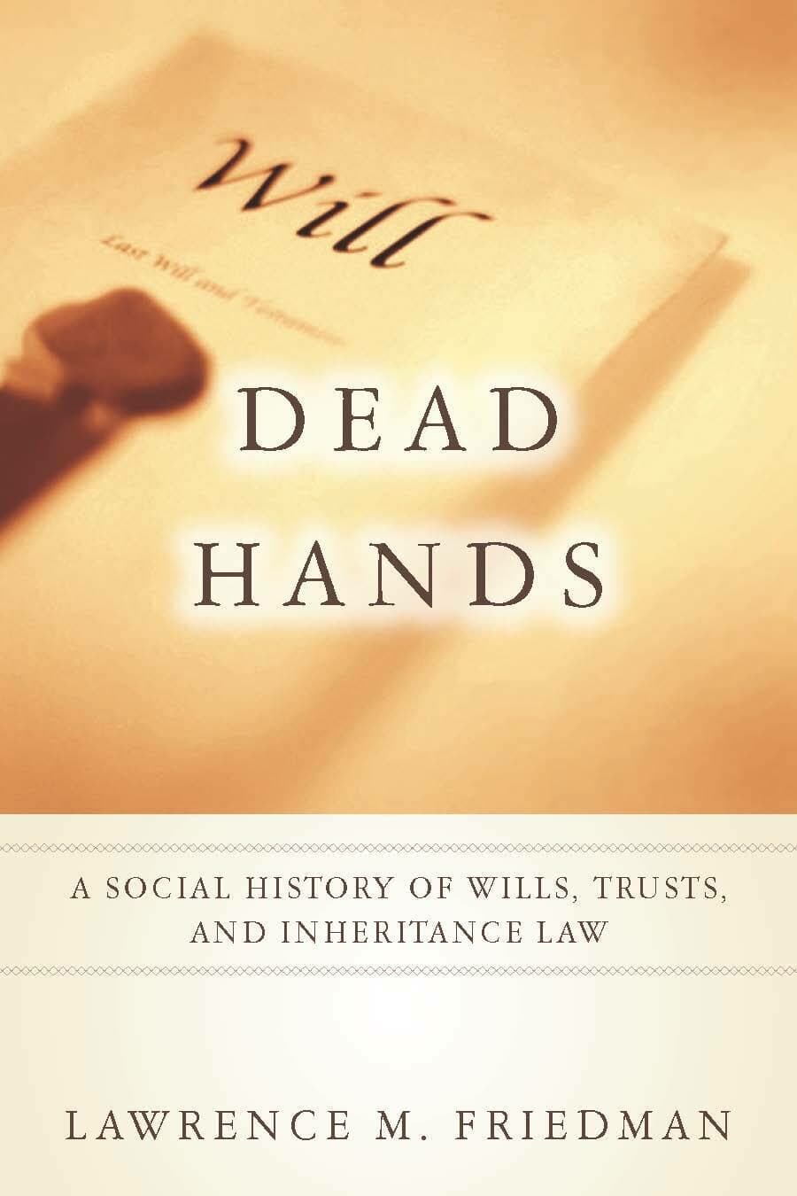 'Dead Hands' Book Cover