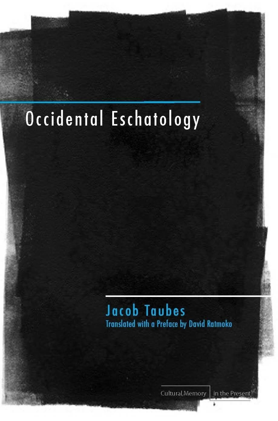 'Occidental Eschatology' Book Cover