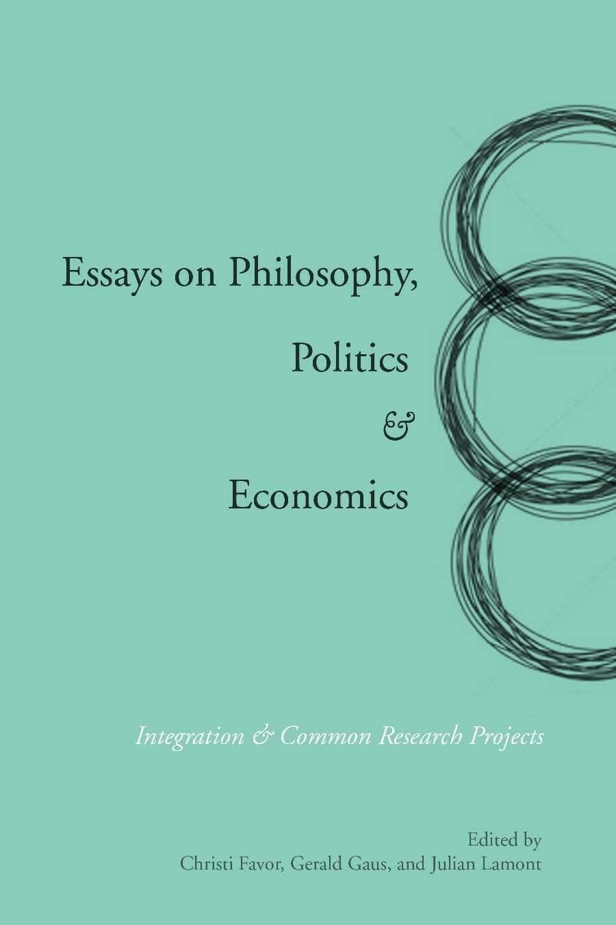 'Essays on Philosophy, Politics & Economics' Book Cover