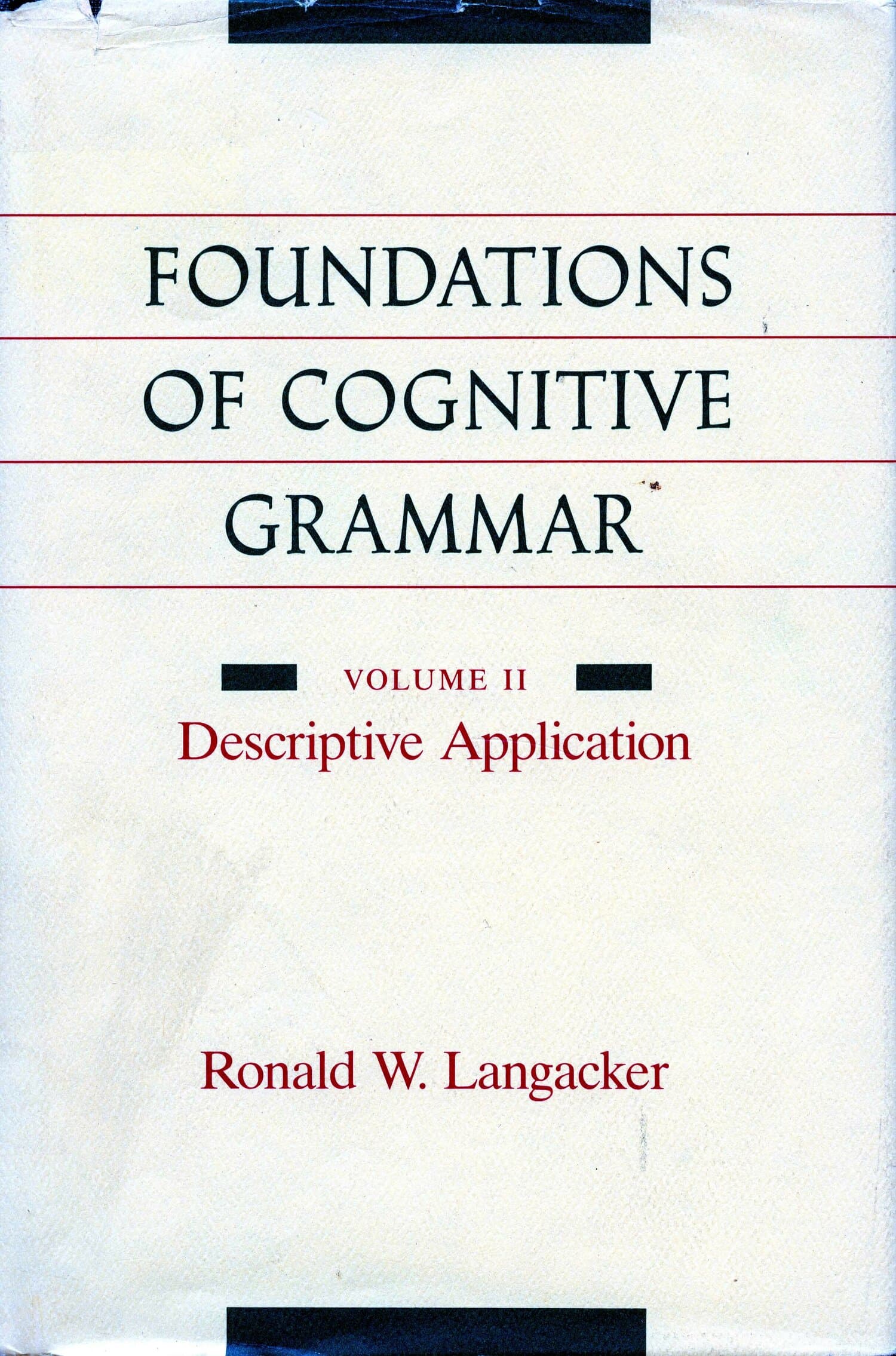'Foundations of Cognitive Grammar' Book Cover