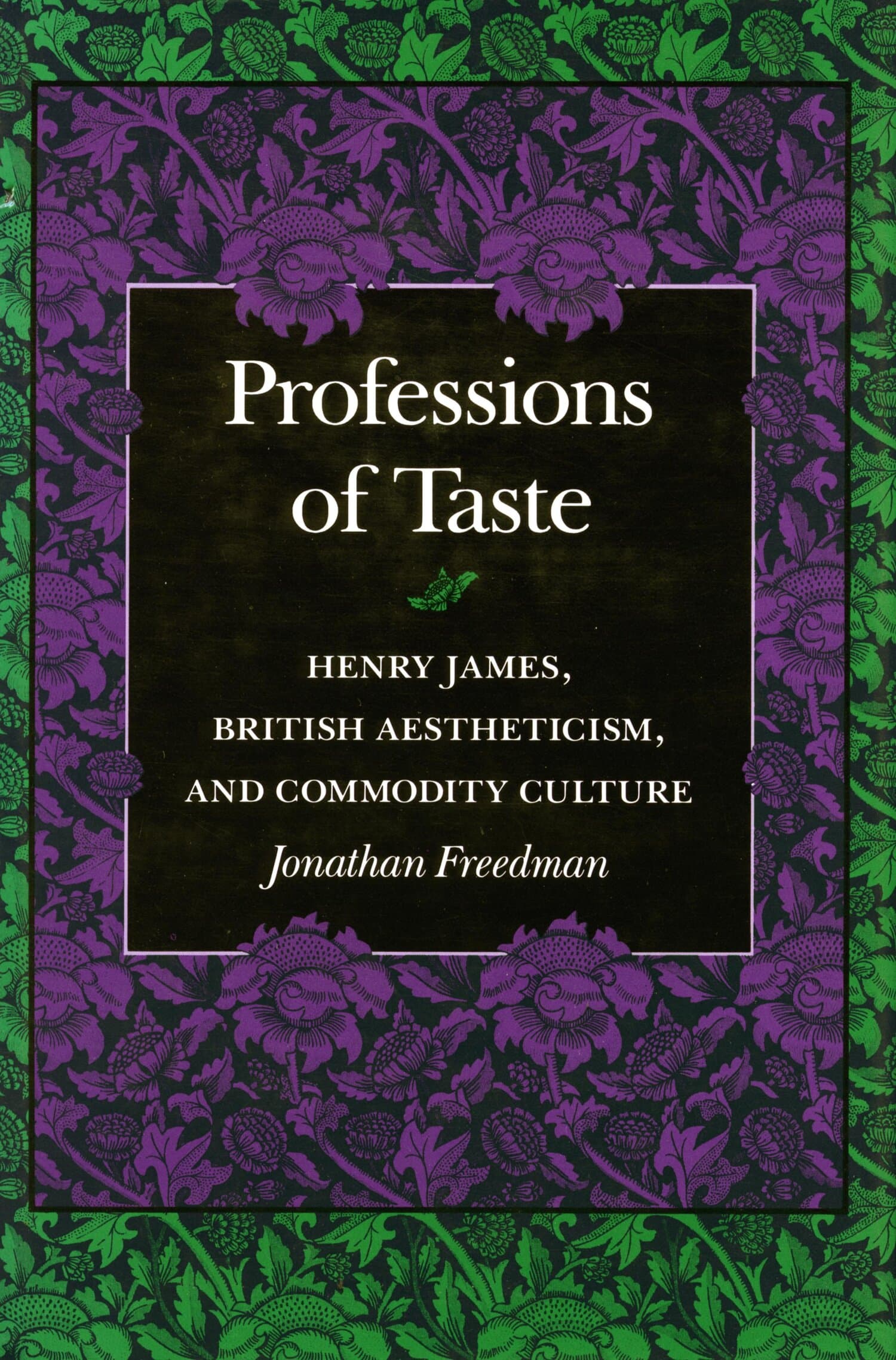 'Professions of Taste' Book Cover