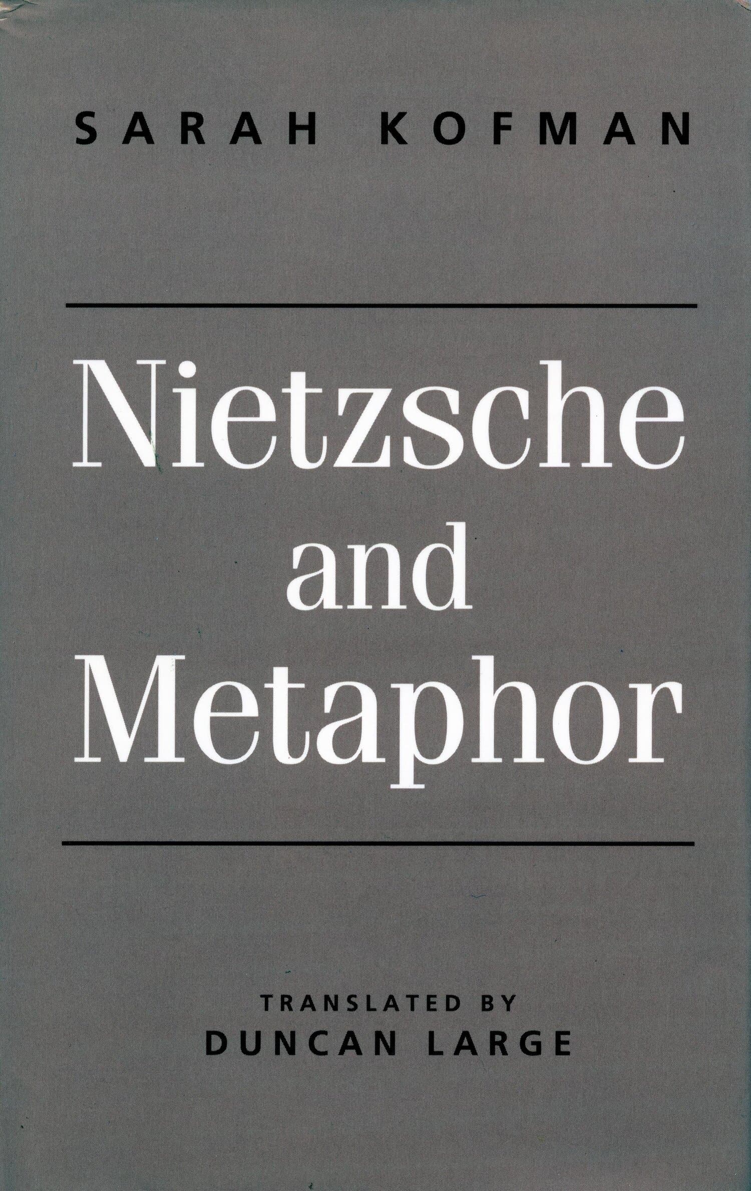 'Nietzsche and Metaphor' Book Cover