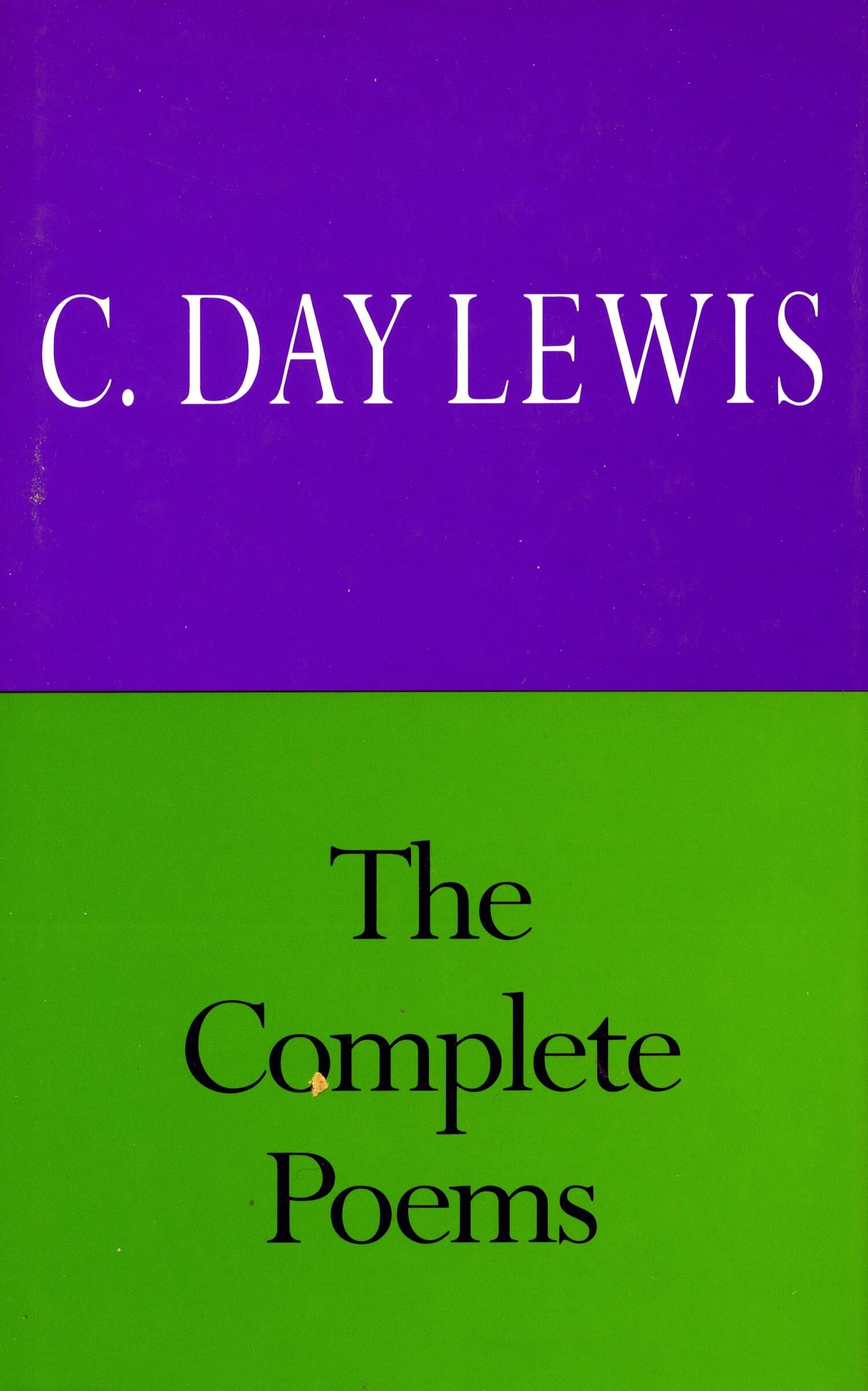 'The Complete Poems of C. Day Lewis' Book Cover