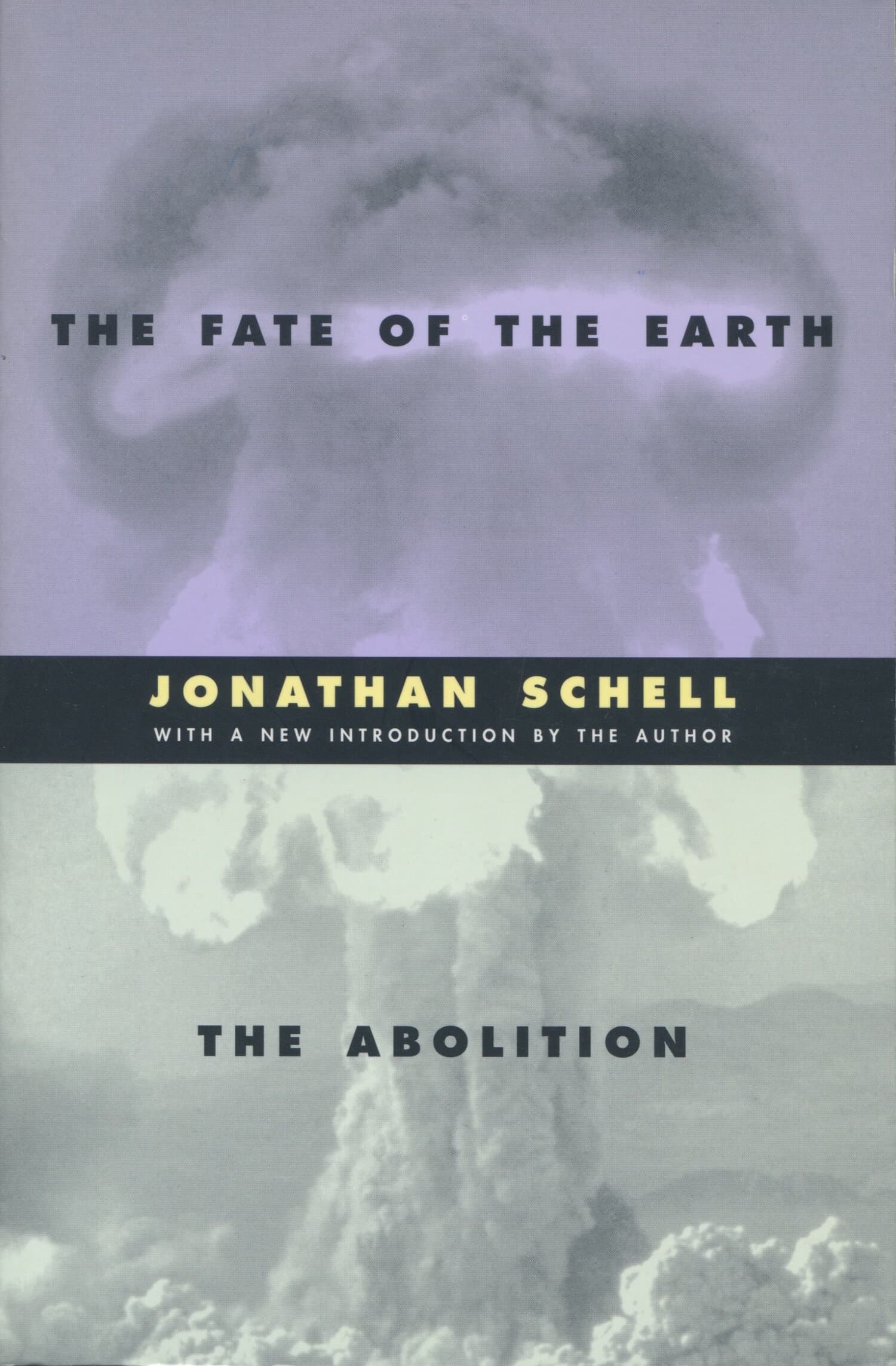 'The Fate of the Earth and The Abolition' Book Cover