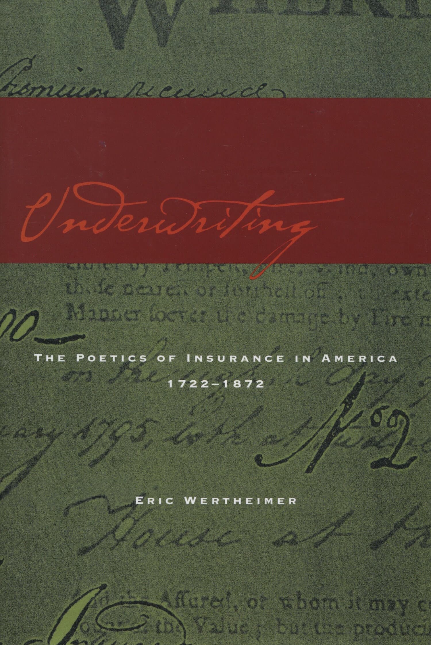 'Underwriting' Book Cover