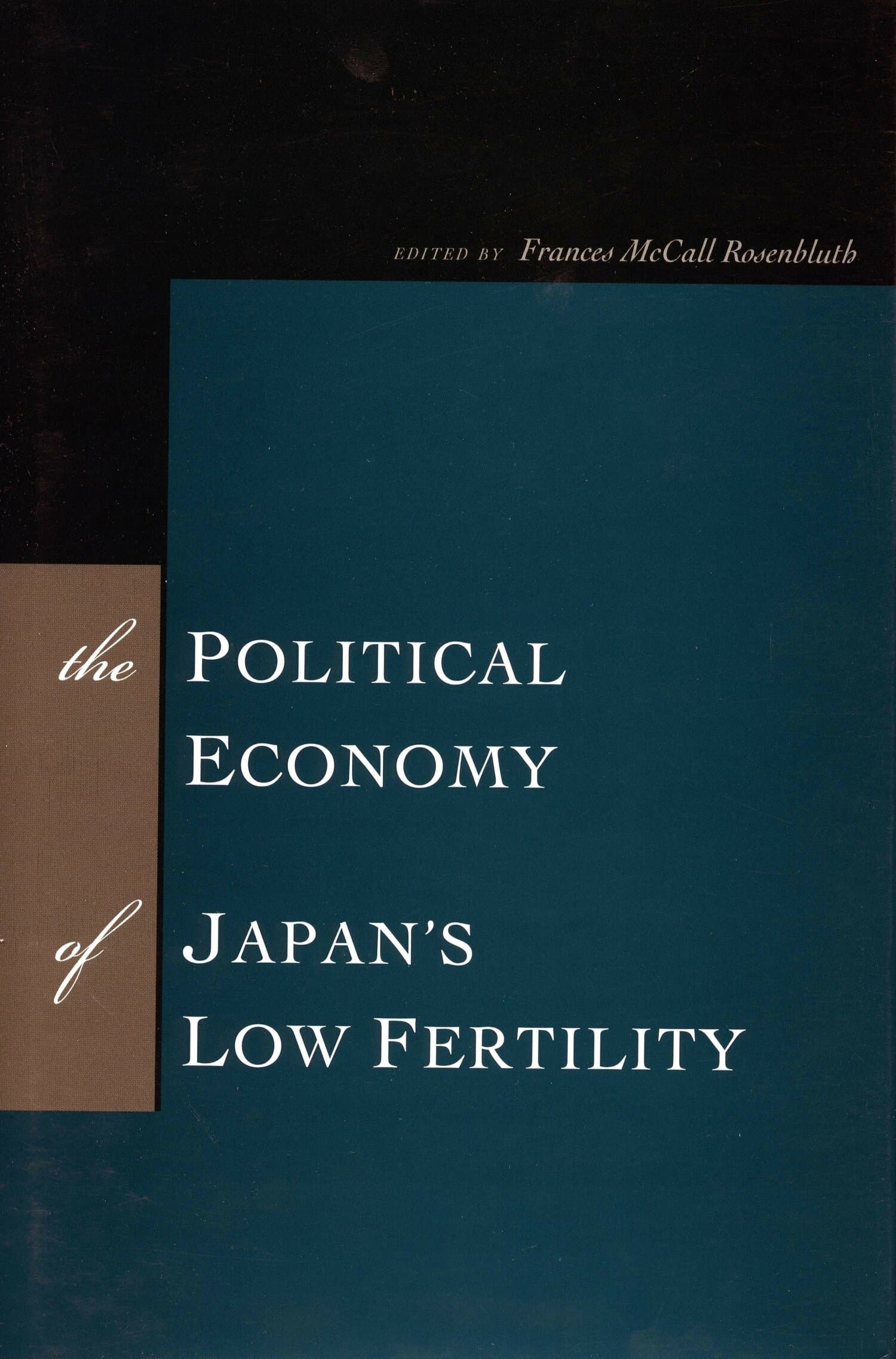 'The Political Economy of Japan's Low Fertility' Book Cover